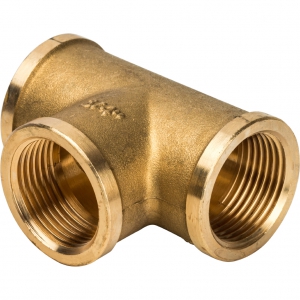 Тройник 1 г/г/г  STOUT (ж) l 5/25 в упак.