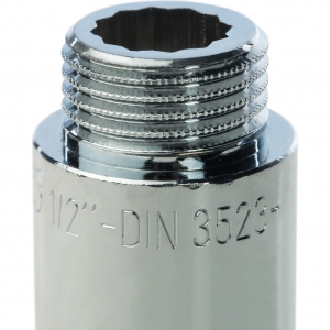 Удлинитель  3/4х100мм. STOUT (хр.) l 20 в упак.