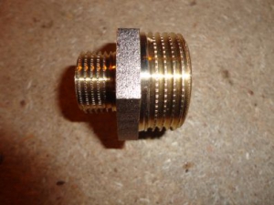 Ниппель перех.   1/2х3/8 (ник.) WМ (20/380)