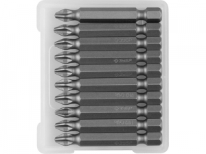 Бита (насадка) PH2- 50 мм 10шт. ЗУБР МАСТЕР