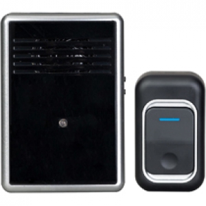 Звонок беспр.Трио полиф.32 мел. 150м  брызгозащ. кнопка IP44 3ААх1.5 Тритон ТР-01Б