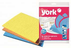 Салфетка губчатая (3шт) YORK