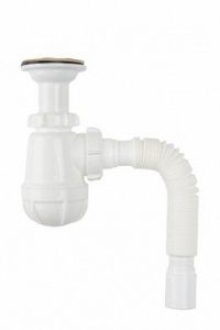 Сифон 1-1/2х40 нжВ  S0105/40  с гибкой трубой 40х40