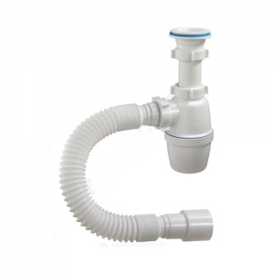 Сифон 1-1/2х40/50 пласт. сетка  регул. А-7001 ОРИО