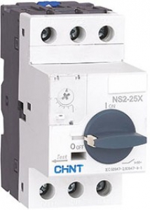 Выключатель автоматический для защиты двигателя 4-6.3А NS2-25X с поворотн. ручкой (R) CHINT 495184