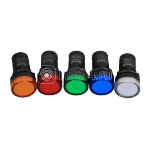 Лампа сигнал.22мм 230В зел. (LED) AD22DS КЭАЗ 238693