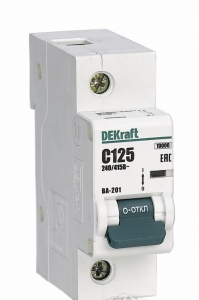 Авт.выкл.1п125А 10кА ВА-201 SchE 13025DEK