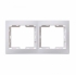 Рамка 2-м SLIM гориз.бел.9302 (20 в упак.)