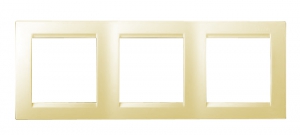 Рамка 3-м Simon15 сл. кость 1500630-031
