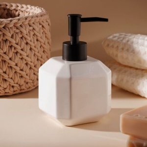 Дозатор для жидкого мыла Артемида, цвет белый 5459647