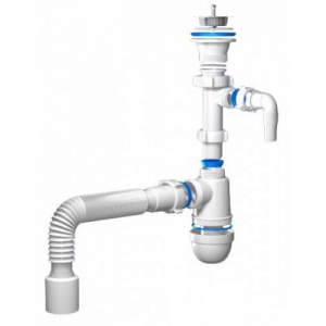 Сифон 1-1/2х40 нжВ с нос. г/тр. 40х40/50  С0315 АНИ (30) (винт-70)