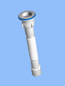 Сифон гофр. 1-1/2х40/50 нжВ G106 АНИ (60) (L400-800, винт-70)