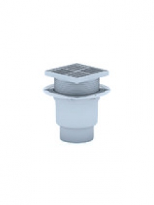 Трап гориз. 50 нерж. реш. 10х10, сухой  TQ5102