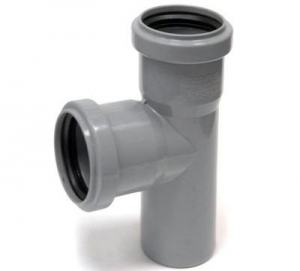 Тройник кан.  40х40 угол 90* Политэк/Ростурпласт (30)