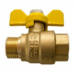 Кран ГАЗ шар.  1/2 г/ш баб. Стандарт 231 ГАЛЛОП