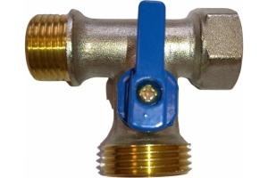 Кран стир. прох. 1/2х3/4х 1/2 RM-3WFMM ник