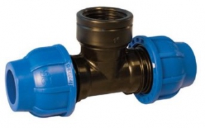 ПНД Тройник с внутр.резьбой D40х1-1/4х40