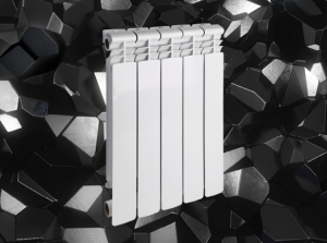 РАДИАТОР бимет.  500/80 BI FIRENZE (10 секций) Серый квадрат