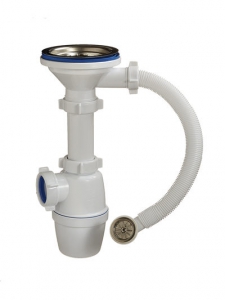 Сифон бутылоч.ОРИО 3 1/2 х 40, с круг.перел. для ГРАНИТНОЙ мойки А-5007