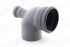 КОЛЕНО D=110 с отводом 50 сзади Flextron (14)